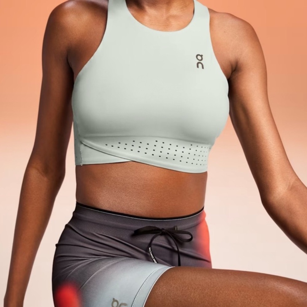 On Running Light Mint Sports Bra